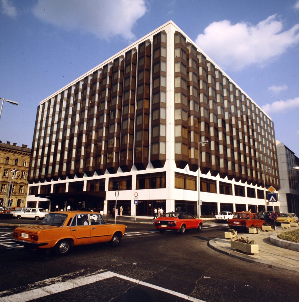 The former Atrium Hyatt hotel, now the Sofitel