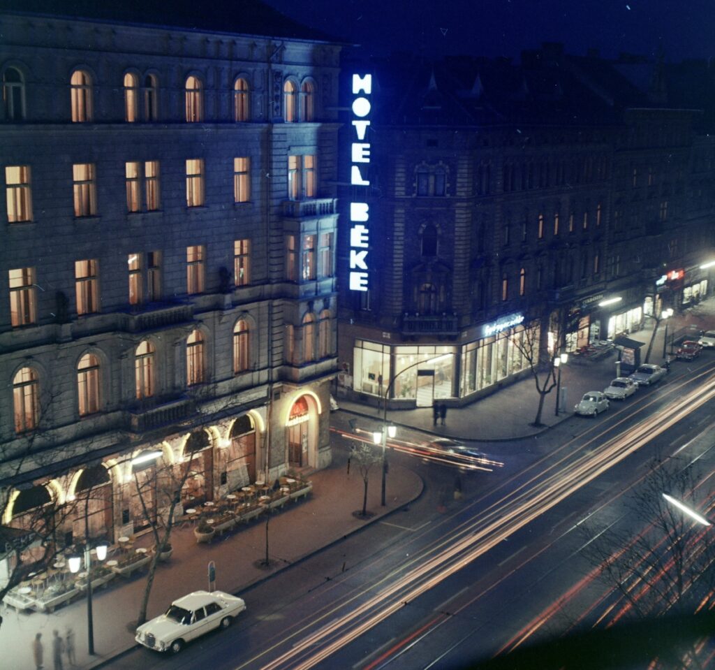 The Radisson Blu Béke Hotel in Budapest in 1969