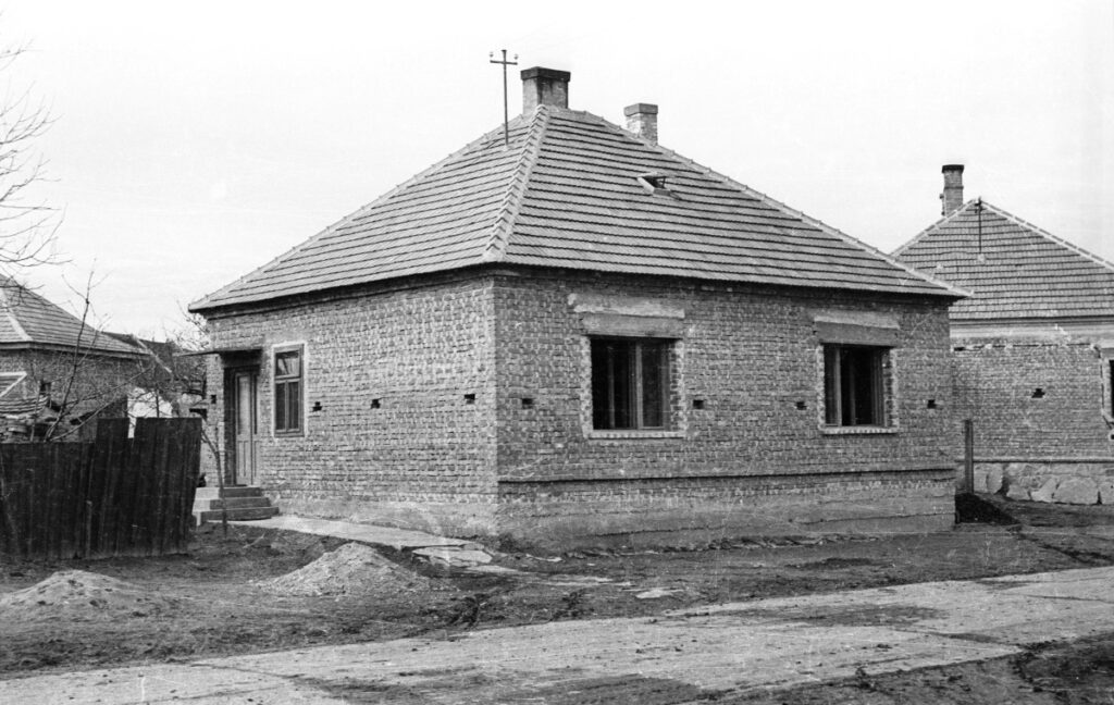 An unfinished Kádár cube in Csorna
